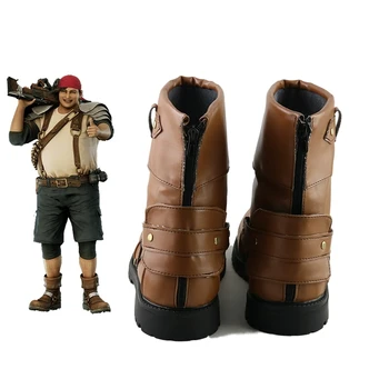Game Anime VFF7 Final Fantasy VII Wich Halloween Carnival Party Cosplay Shoes Boots Costume