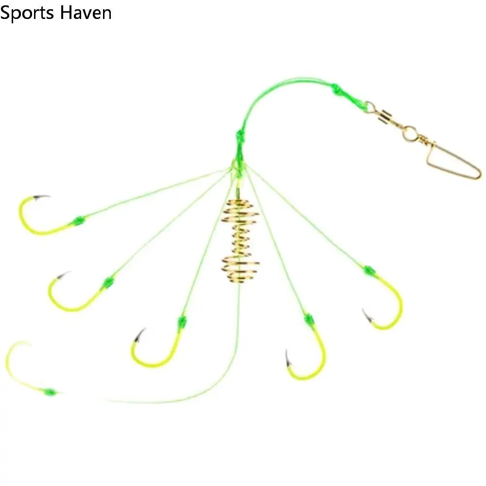 

4 PCS High Carbon Steel Explosion Fishing Hook Anti Twining Lure Barbed Hook Fishing Tool Accessorie