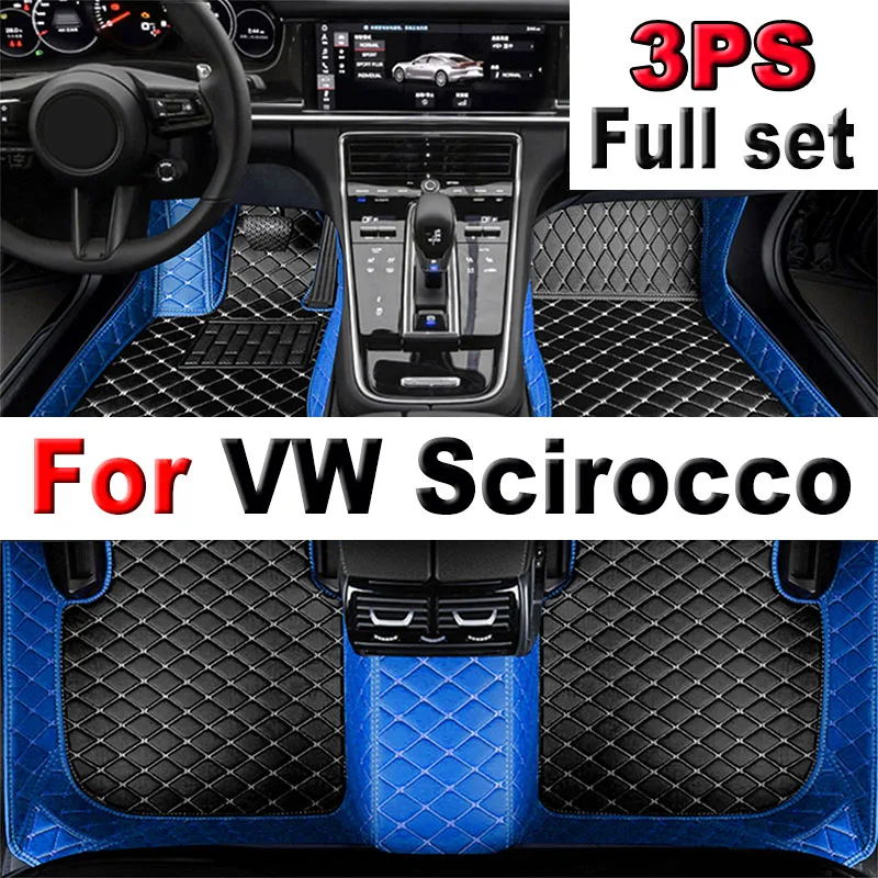 

Custom Car floor mats for Volkswagen VW Scirocco 2009 2010 2011 2012 2013 2014 2015 2016 2017 auto foot Pads automobile carpet