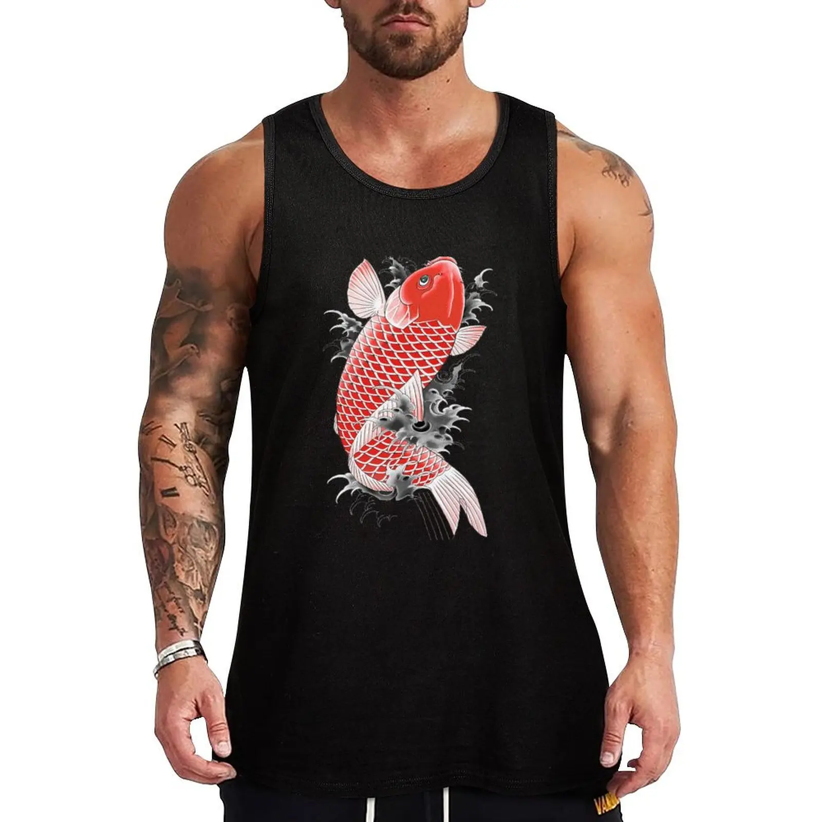

Nishiki Tank Top summer clothes man 2024 Bodybuilding clothing man Male vest