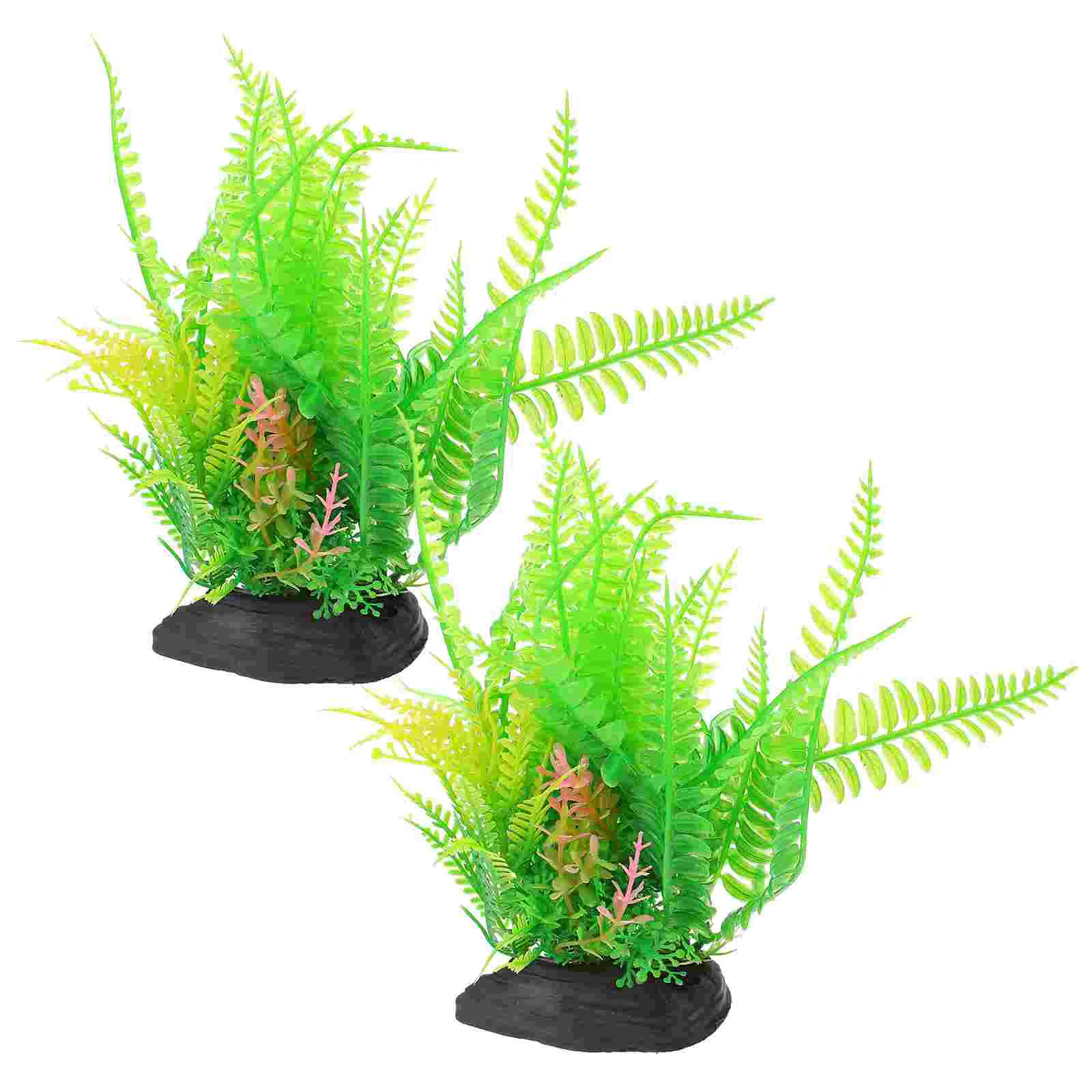 

Plastic Aquarium Plants Fish Tank Artificial Birthday Decoration for Girl Accessories