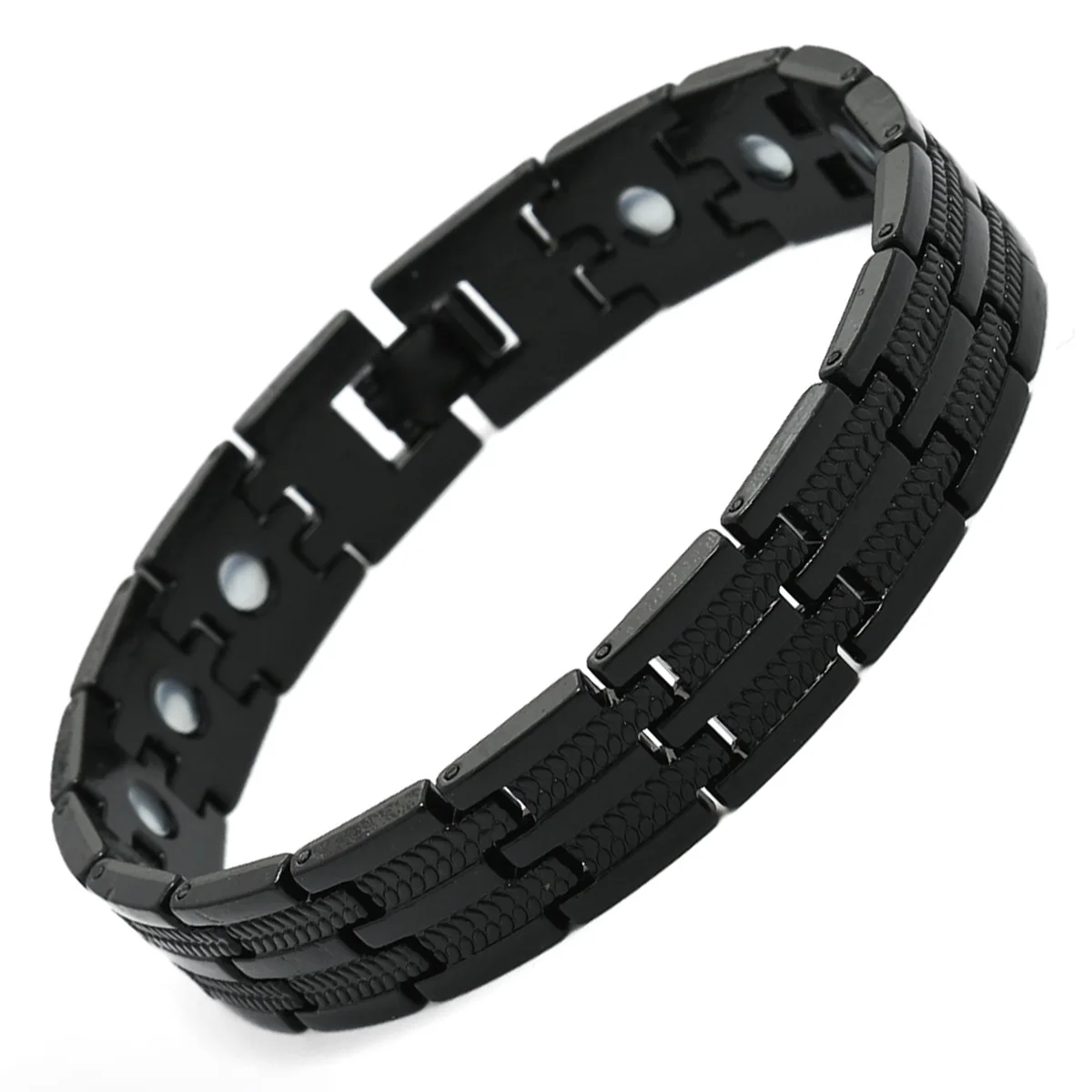 Männer Reines Kupfer Armband Gesundheit Energie Germanium Magnetische Armband Vintage Hologramm Kette Link Armbänder für Frauen Arthritis – Detail 7