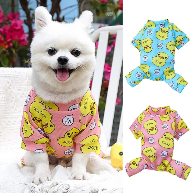 Cute Hoodie Pet Dog Pajamas Clothes Soft Warm Fleece Dogs Jumpsuits Clothing  for Small Dogs Puppy Cats Costume Coat dog costume - AliExpress