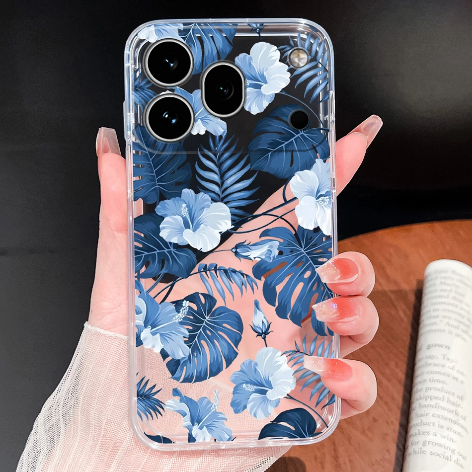 Clear Cool Stars Vibe Shockproof Silicone Phone Case
