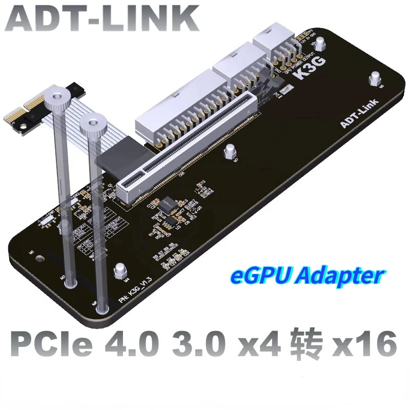 thunk23mg-外部グラフィックカード40-pcie-x4x16スロット4xから16xデスクトップおよびラップトップアダプターaegupc