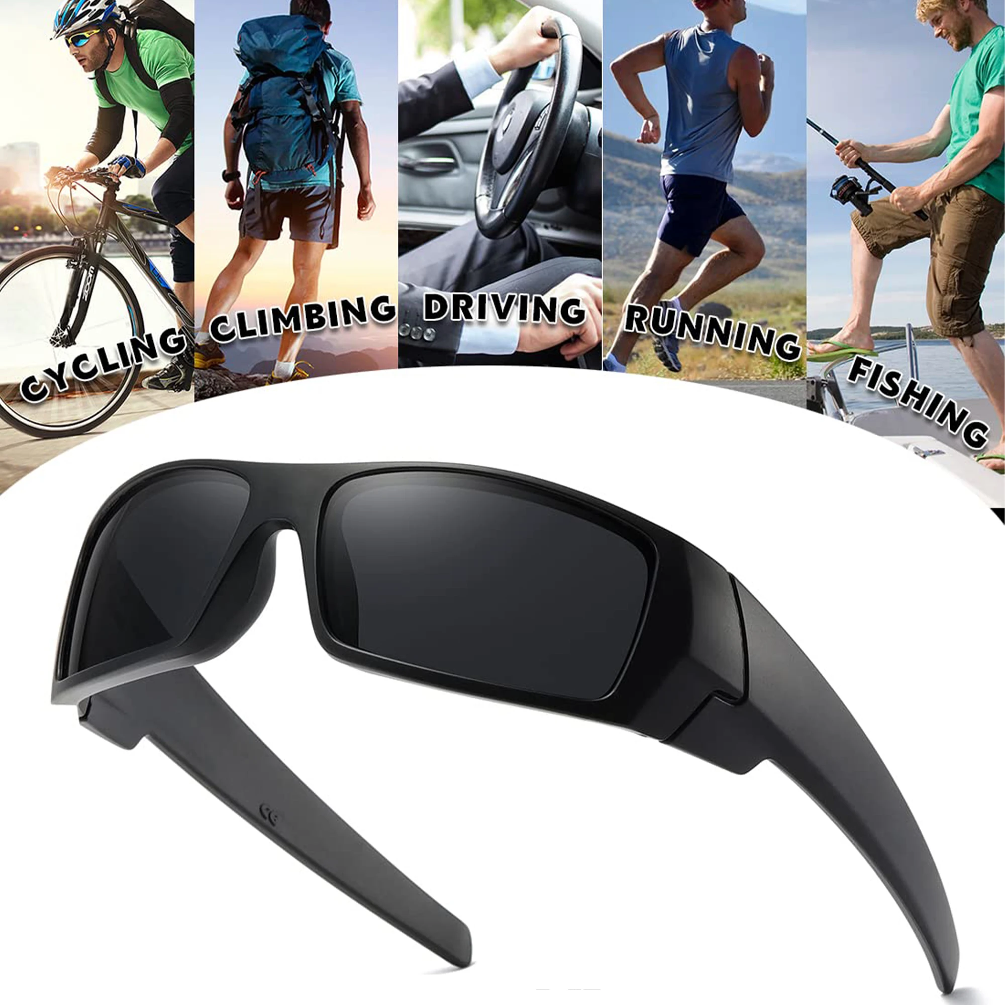 Men's Polarized Sports Sunglasses - UV400 Protection