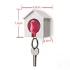 Birdhouse Keychain House Nest Wall Hook Holders Hanger Creative Bird Whistle Storage Box Sparrow  Key Chain Ring Rack Organize 6