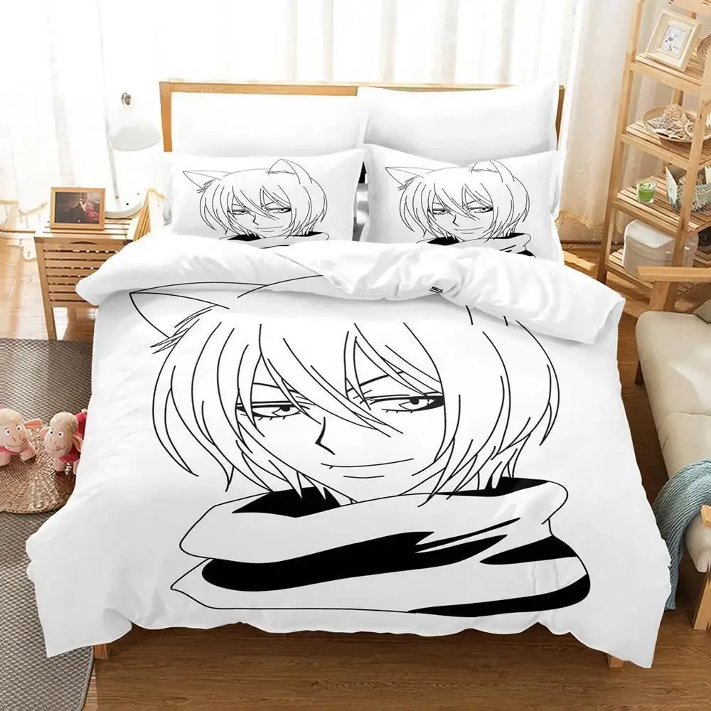 New Kamisama Kiss Tomoe Bedding Set Single Twin Full Queen King Size Bed Set Adult Kid Bedroom Duvet Cover Sets 3D Print Anime