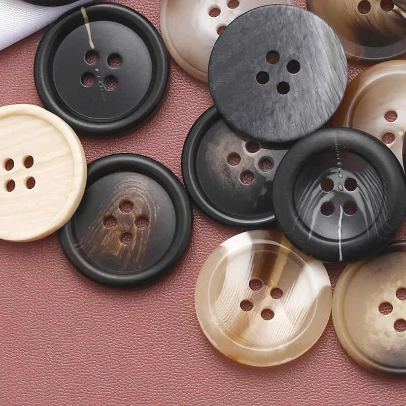 Brown Resin Sewing Buttons 5