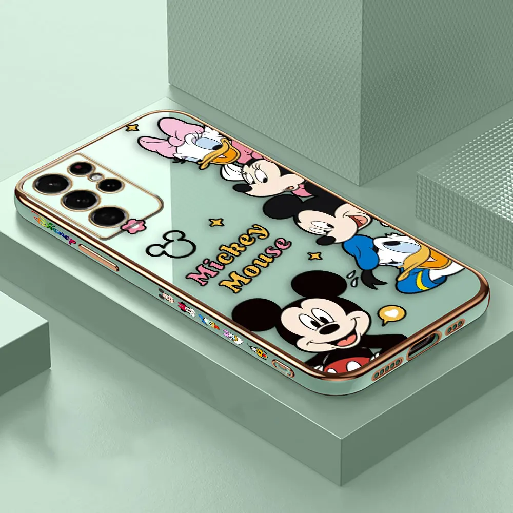 thumbnail image 1 of Smooth E-TPU Phone Case For Samsung Galaxy S24 S23 S22 S21 S20 FE S10 A01 A02 A03 PLUS 5G Case Minnie Mickey Donald Duck Goofy, 1 of 5