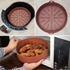 Airfryer Grill Pot Tray Bakeware Pan Air Fryer Baking Mat Mold Basket Silicone Plate Bowl Kitchen Oven Cooking Accessories Tool 5