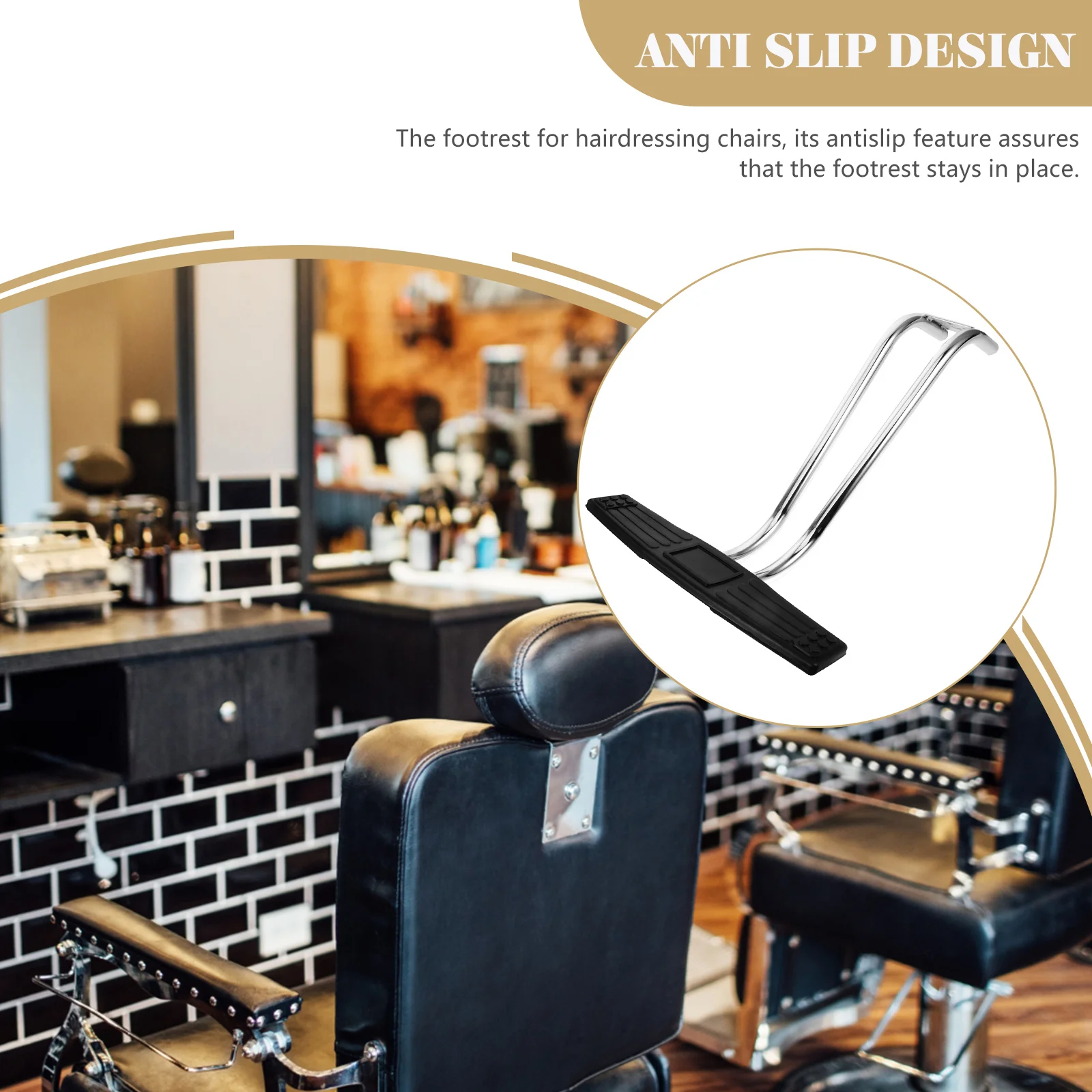Chair Foot Rest Salon Pad Stepping Stool for Pedicure Accessories Pedals Office Styling Chairs 6