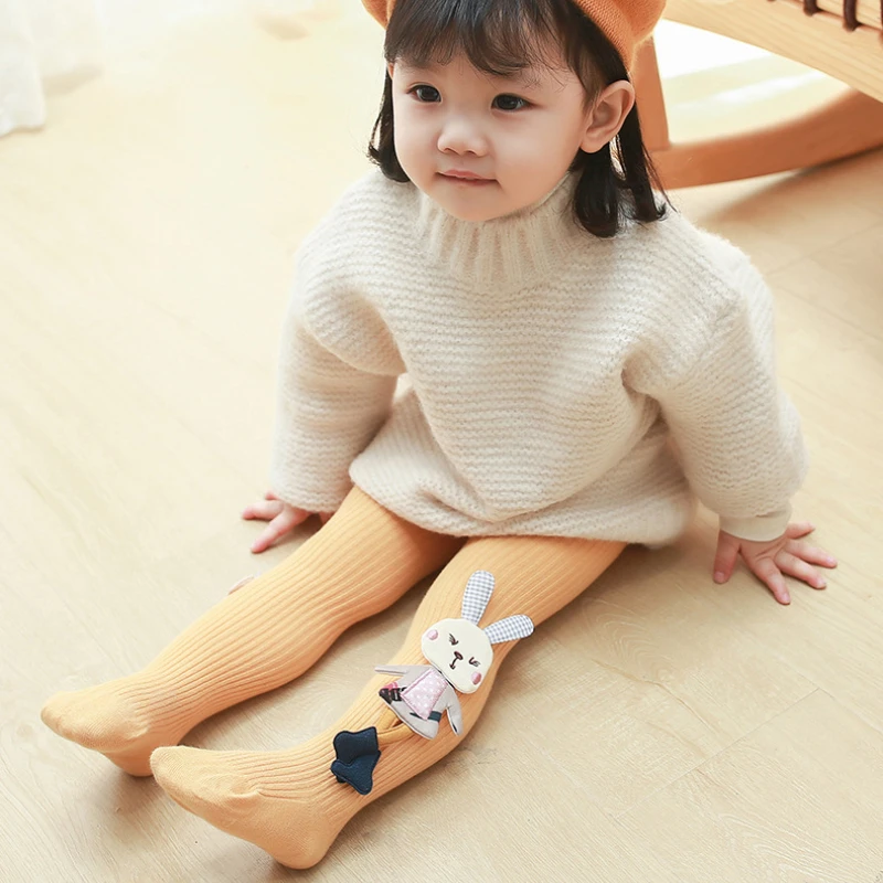 Baby Girl Tights Pantyhose Cartoon Bunny Stockings Baby Leggings