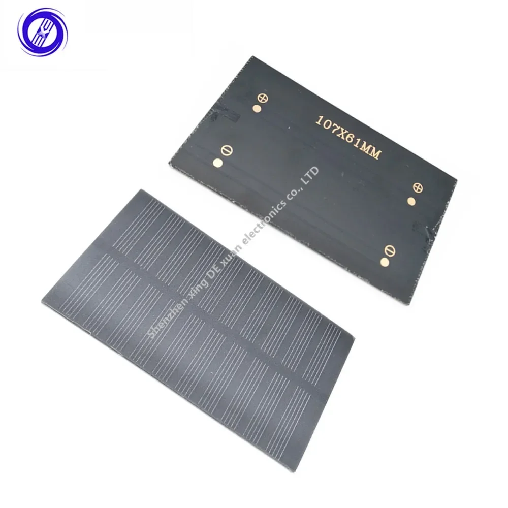 Smart Electronics Pannello Solare 1W 5V Elettronico Fai Da Te Piccolo Pannello Solare Per Caricabatterie Per Telefono Cellulare Giocattolo Leggero Per