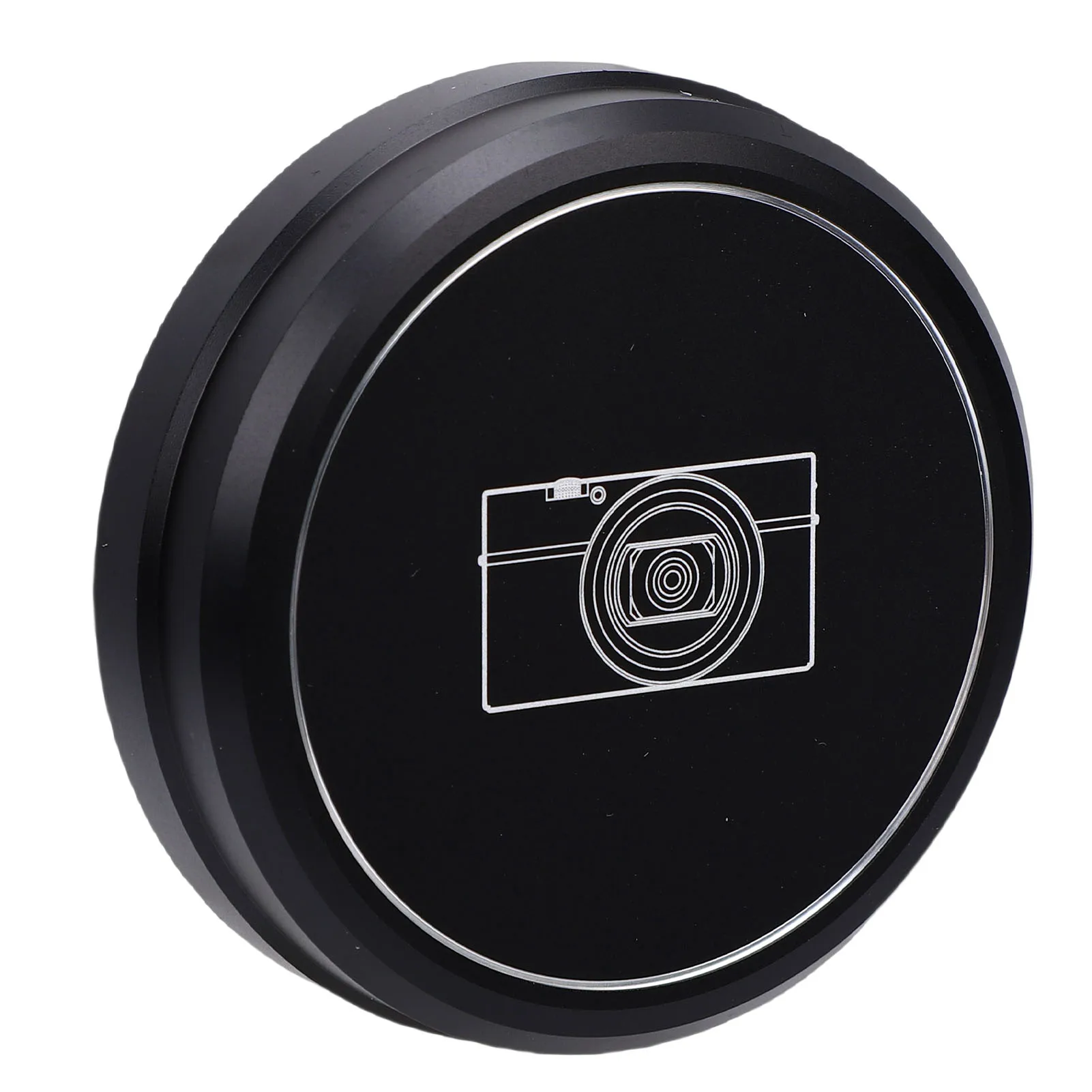 RX100 M6 M7 카메라용 56MM 카메라 렌즈 캡 렌즈 커버, 블랙 방진 지문 방지 카메라 렌즈 커버 (플로킹 링 포함)