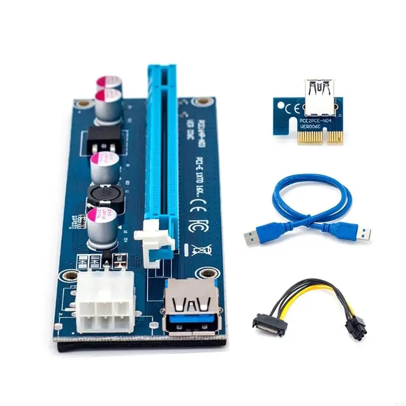 B0KF High-performance USB PCI-E Riser Card Extension Cable for BTC Miner