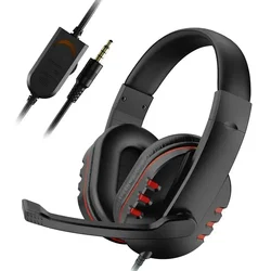 Wired Gaming Headset with Microphone - 3.5mm Audio Jack (PURPLE)