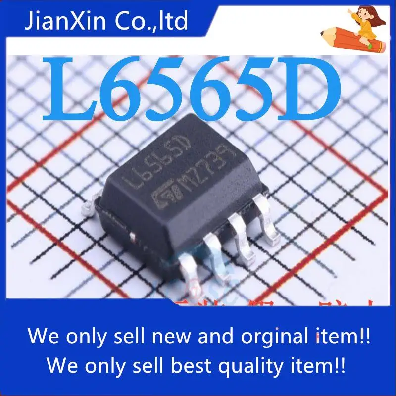

10pcs 100% orginal new L6565D L6565 LCD Power Management SOP-8