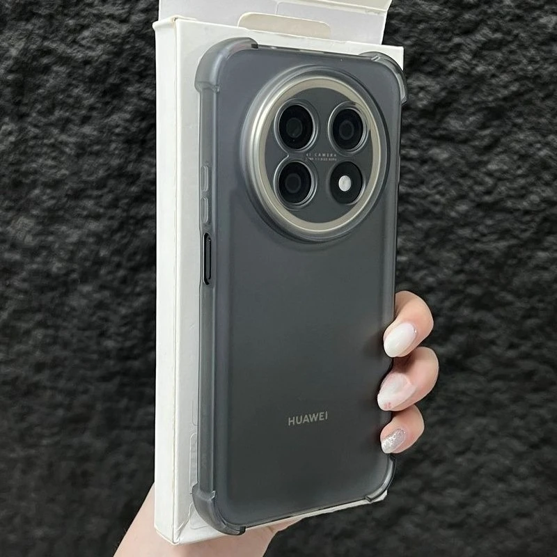 Huawei Nova 15 Max Shockproof Frosted Soft TPU Semi-Transparent Phone Case