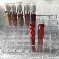Trapezoid Clear Makeup Display 40 Lattices Lipstick Stand Case Cosmetic Organizer Holder Box Hot Sale High Quality 1