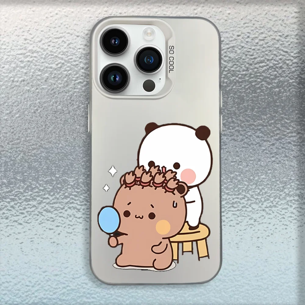 Niedliche Bu Bu DuDu Handyhülle für iPhone 16,15,14,13,12,11, Mini, Pro, MAX, weiß, matt, stoßfest – Detail 7