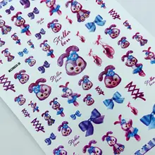

10 Packs of Disney 5D Stickers Duffy Star Delu Cartoon Bunny Nail Decals Handmade DIY Nail Slider Nail Art Decoration