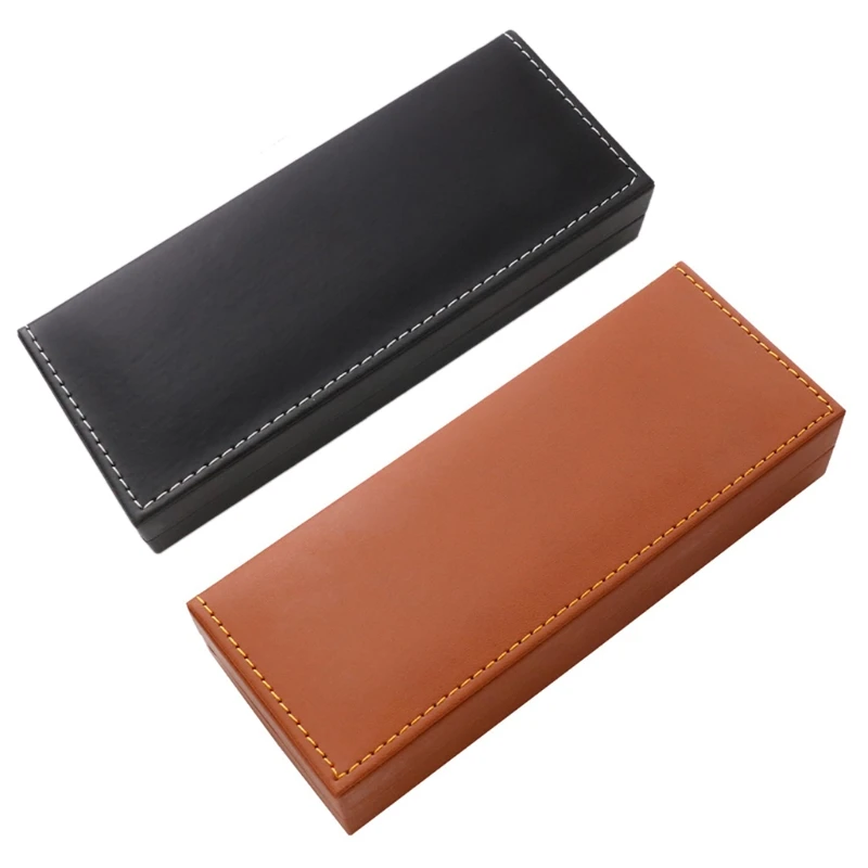 Rectangular Clamshell Gift Pen Box Business Office Pen Storage Box Creative School Supplies Pencil Cases for Jewelry D5QC