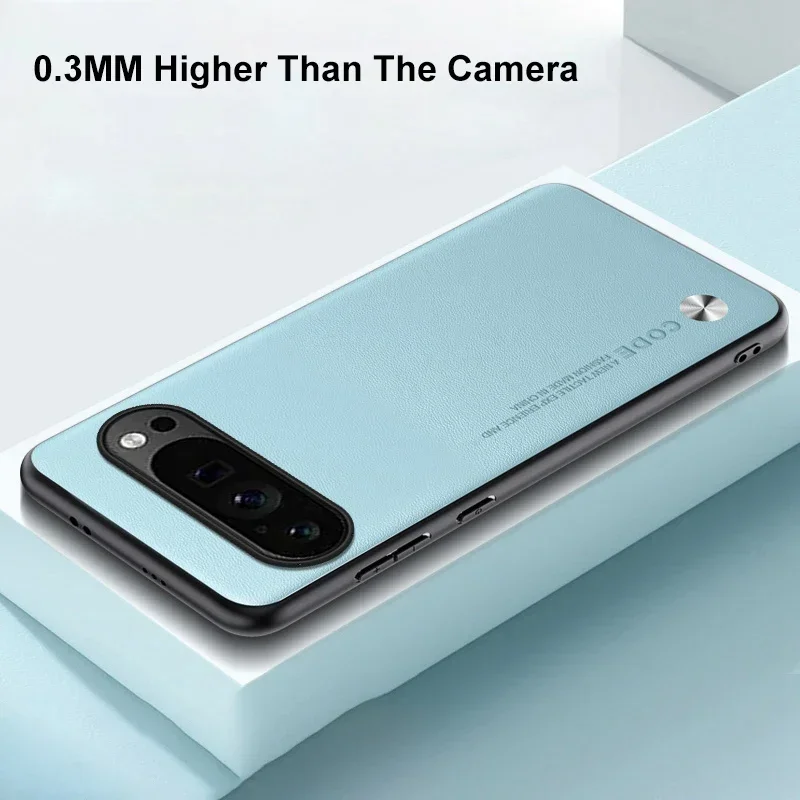 Premium Fashion Leather Shell - Lightweight Anti-Fingerprint & Shockproof Protective Case
