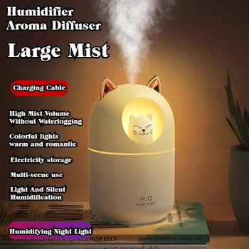 Ultra-Silent Aroma Diffuser with LED Night Light 1