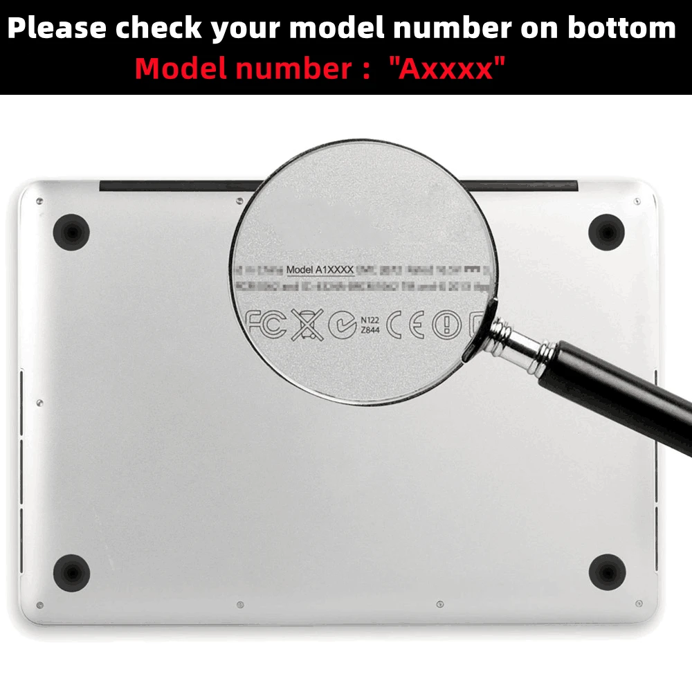 Capa de Plástico Rígido para Macbook Air Pro Retina 11 12 13 15 16 Polegada id 2023 m1 A2337 A2338 A2179 Capa Impressa - Imagem 6