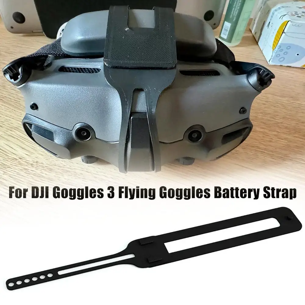 비행 고글 배터리 스트랩, 부드러운 고무 3D 인쇄 액세서리, dji 고글 3, dji AVATA 2 용, G6J2
