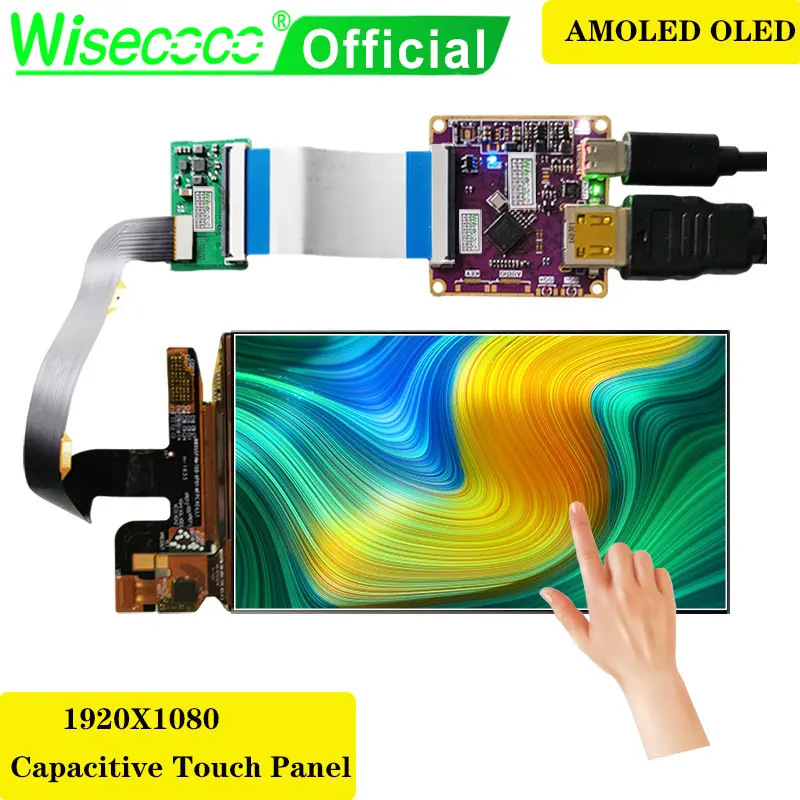 Wisecoco Oled Display 5.5 Inch 1920x1080 LCD Module Capacitive Touch IPS Screen MIPI Displays