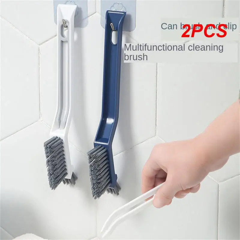 

2PCS Milk Machine Brush Plastic Avoid Moisture Handless V-shaped Bristles Durable Cleaning Tools Washing Cup Brush