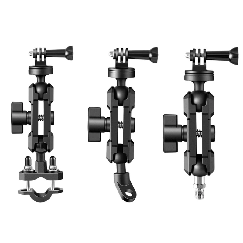 

Rotatable Arm Mount Holder Stand Motorbike Action Camera Mounting Bracket Multifunction Anti Slip Camera Mount Clamp N58E