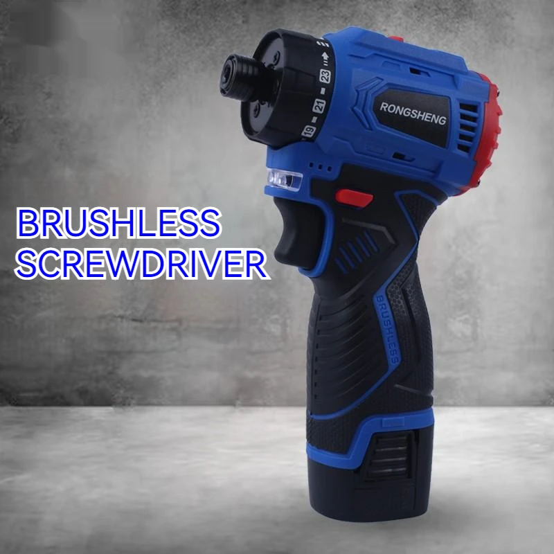 

16.8V Brushless Screwdriver Multifunction Electric Tool Lithium Electric Drill Rechargeable Hand Drill Screwdriver Torque Drill