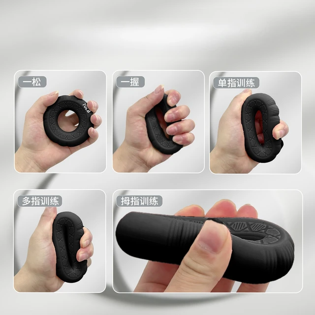 Professional Grip Ring Silicone Hand Grip Strength Exercise Arm Muscle Training Fitness Thickened Grip 3