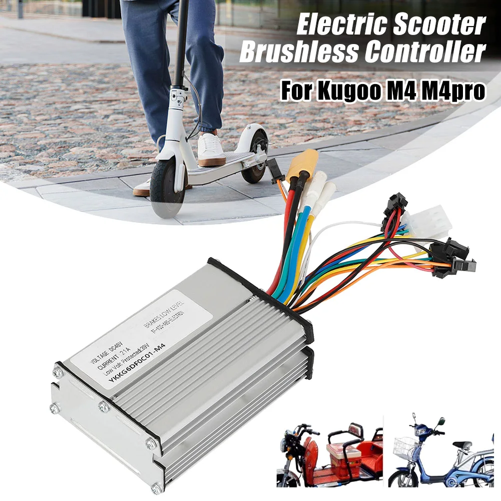 

48V 21A Electric Scooter Intelligent Brushless Motor Controller For Kugoo M4 Pro 1.1-4.2V Dual Mode Controllers E-Scooter Parts