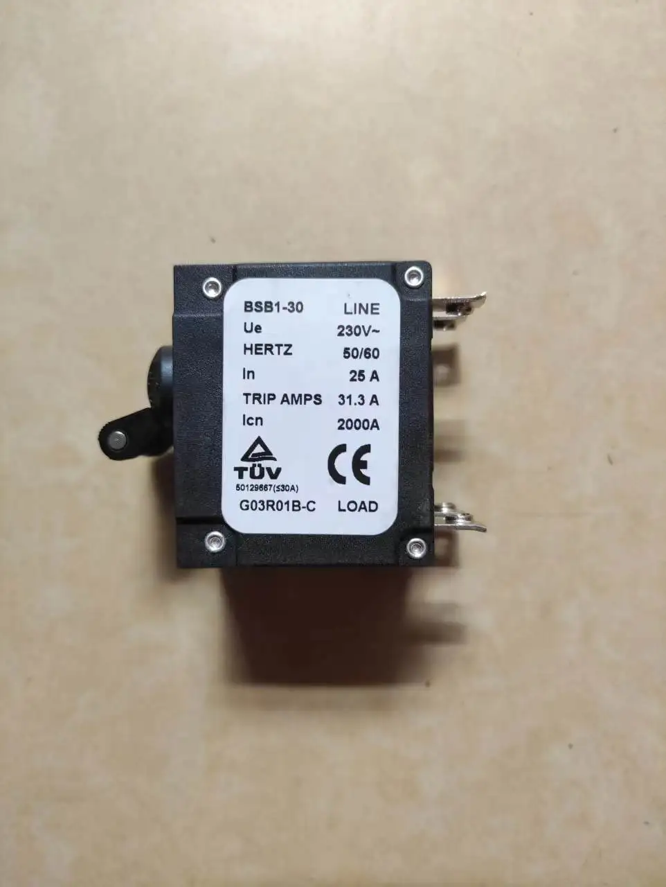 

BSB1-30 230V 25A CIRCUIT BREAKER GENERATOR PARTS