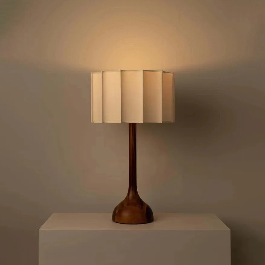 

Chinese Style Bedroom Table Lamp Study Retro Tea Room Living Room Villa Wooden Art Floor Lamp Bedside Lamp Sofa Solid Wood Lamp