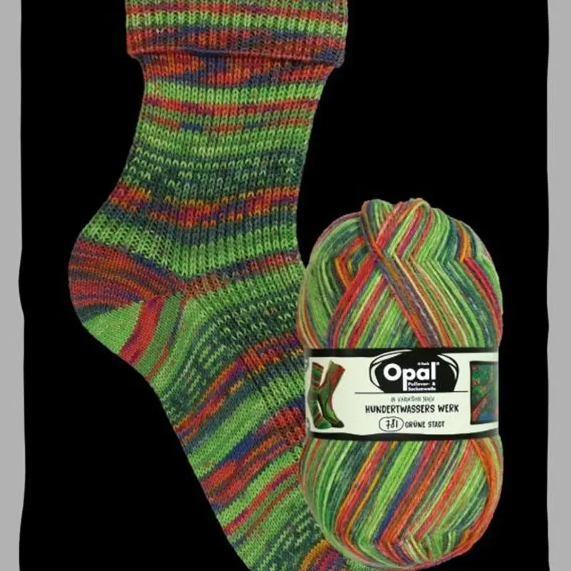 100g Limited Edition Wool Thread German Oil Painting Series, Medium Coarse Jacquard Dyed Thread, Hand Woven Socks and Scarves 6