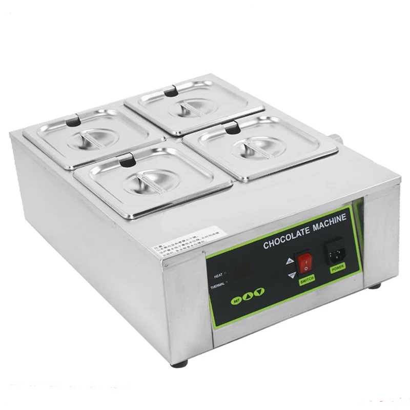 1 2 3 4 5 6 Tank Water Heating Small Electric Chocolate Heating Warmer Tempering Machine Chocolate Melter Melting Machine 3