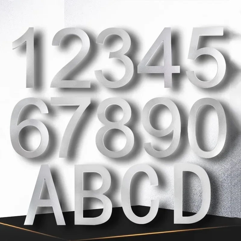 House Number Signs House Numbers House Wall Plaques Number Plate 8 Inch House Number Outdoor 26 Letters #0-9 Numeric Home Outdoor Numbers Plaque Signs Address Numbers Street Slogans Custom Sign