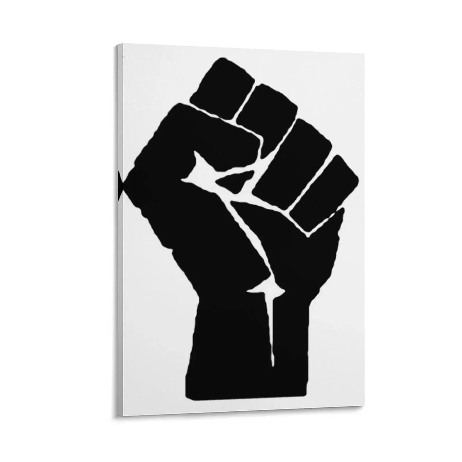 

Black Power Fist Canvas Painting canvas wall decoration Decorative prints wall painting posters anime