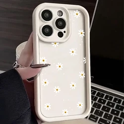 Daisy Flower Silicone Shockproof Candy Soft Bumper Phone Case - iPhone 12 Mini (2)