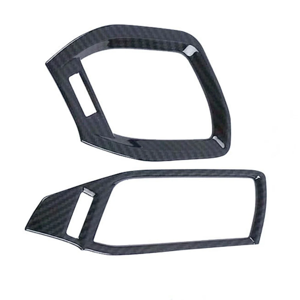 

Carbon Fiber Air Conditioning Vents Outlet Cover Left and Right Side for Ford Kuga Escape 2020 2021
