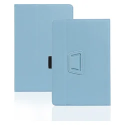 Folio PU Leather Folding Stand Case for Blackview Tab 16 Pro (Sky Blue)