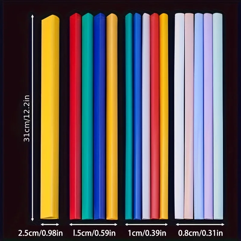 10 قطعة قضبان ربط الشريحة قبضة المجلدات A4 وثيقة م...