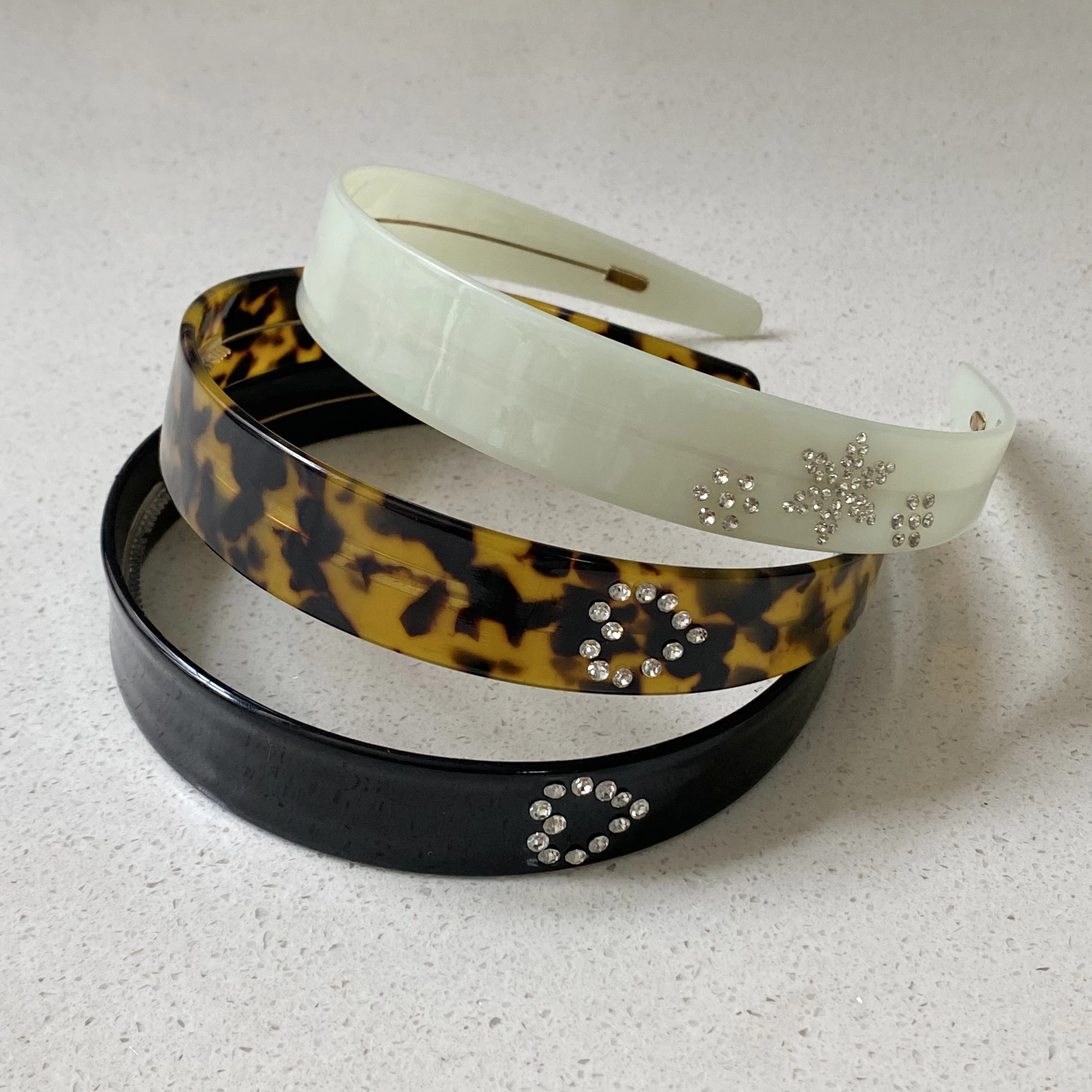 1PC Rhinestone Decor Hair Headbands Set, Stylish Hair Accessories For Women, Chic Hairbands For Daily And Party Wear