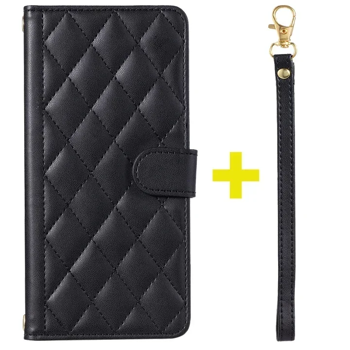 Luxurious Crossbody Leather Flip Wallet Case – Premium Design