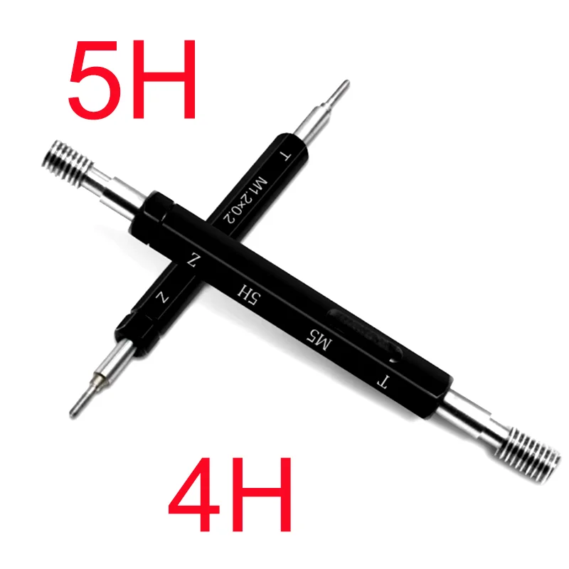 Thread 4h5h YRFL 1PCS Steel Double End Hex Handle Left Hand Thread Plug Gage Gauge ...